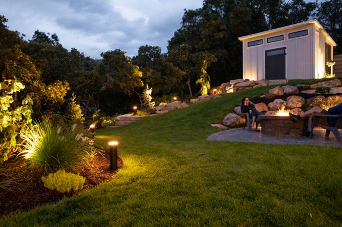 Smart Home Outdoor Lighting and Sound
